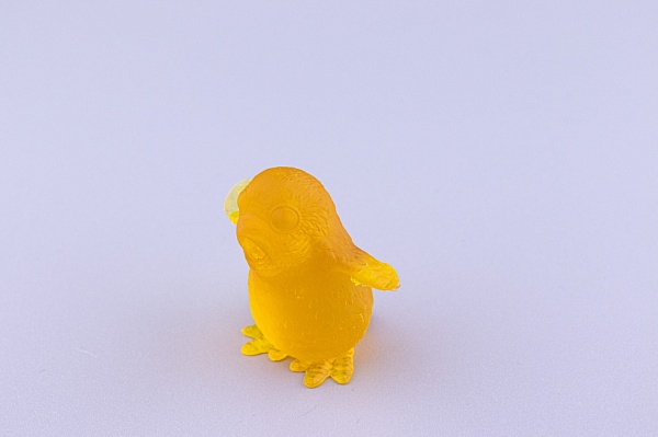 Сова из 3d фотополимера Gorky Liquid Simple жёлтый